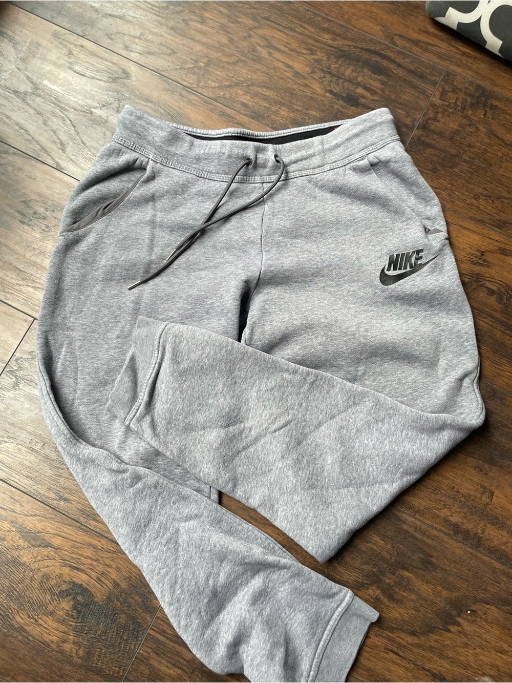 Nike Gray Fleece Jogger Pants